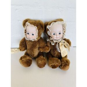 The Original Tear Bear Made Exclusively By Roselie‎ Nelson Set Of 2 See Photos